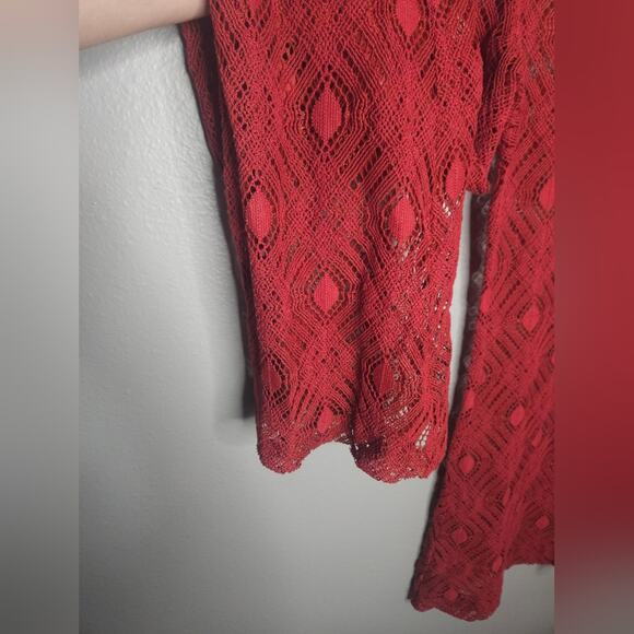 Urban outfitters Tasha Sheer Lace Flare Pants - Picture 3 of 10